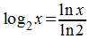 Logaritmo in base 2