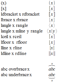 parentesi