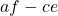 a f - c e