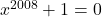 x^{2008}+1 = 0