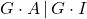 G\cdot A\, |\, G\cdot I