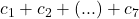 c_1 + c_2 + ( ... ) + c_7