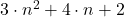 3\cdot n^2+4\cdot n+2