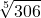 \displaystyle \sqrt[5]{306}