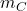 \displaystyle m_C
