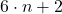 6\cdot n + 2