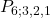 \displaystyle P_{6;3,2,1}