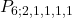 \displaystyle P_{6;2,1,1,1,1}