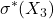 \displaystyle \sigma^{*}(X_3)