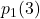 p_1(3)