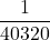 \displaystyle \frac{1}{40320}