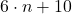 6\cdot n+10