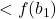 < f(b_1)