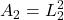 \displaystyle A_2 = L_2^2