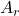 A_r