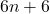 6 n + 6