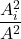 \displaystyle \frac{A_i^2}{A^2}
