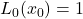 L_0(x_0) = 1