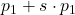 p_1 + s\cdot p_1