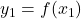y_1 = f(x_1)