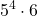 \displaystyle 5^4\cdot 6