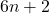 6 n + 2
