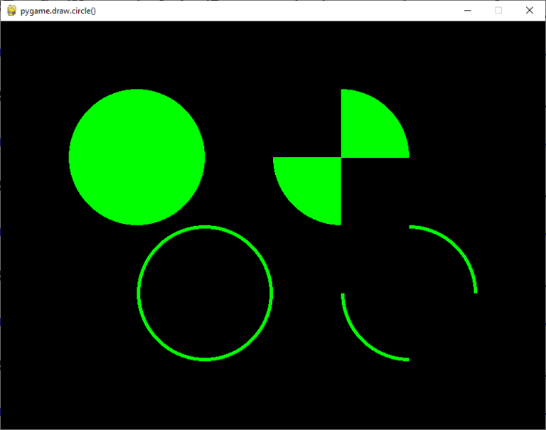 pygame.draw.circle() Programmare con Python > Pygame