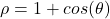 \rho = 1+cos(\theta)